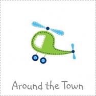transportation around the town plane car helicopter sailboat truck boy birthday theme